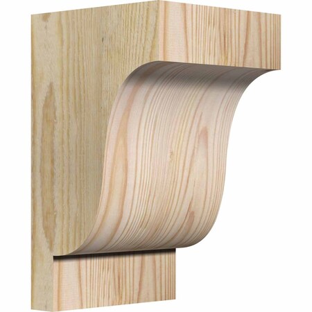 Ekena Millwork Newport Rough Sawn Corbel, Douglas Fir, 6"W x 6"D x 10"H COR06X06X10NEW00RDF